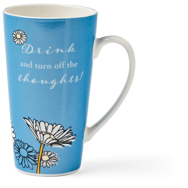 NEAVITA MUG ALTA WINTER FLOWERS BLU CAMOMILLA - lepimpinelle.it
