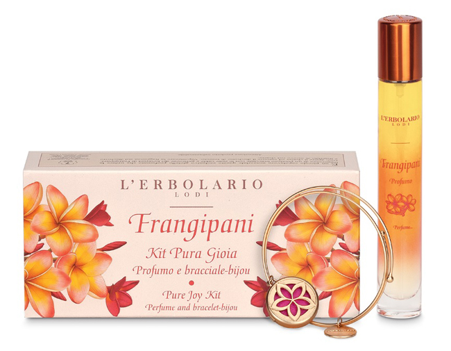 FRANGIPANI KIT PURA GIOIA PROFUMO 15 ML + BRACCIALE BIJOU EDIZIONE LIMITATA - lepimpinelle.it
