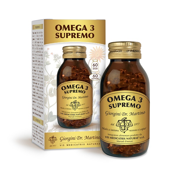 OMEGA 3 SUPREMO 60 SOFTGEL - lepimpinelle.it