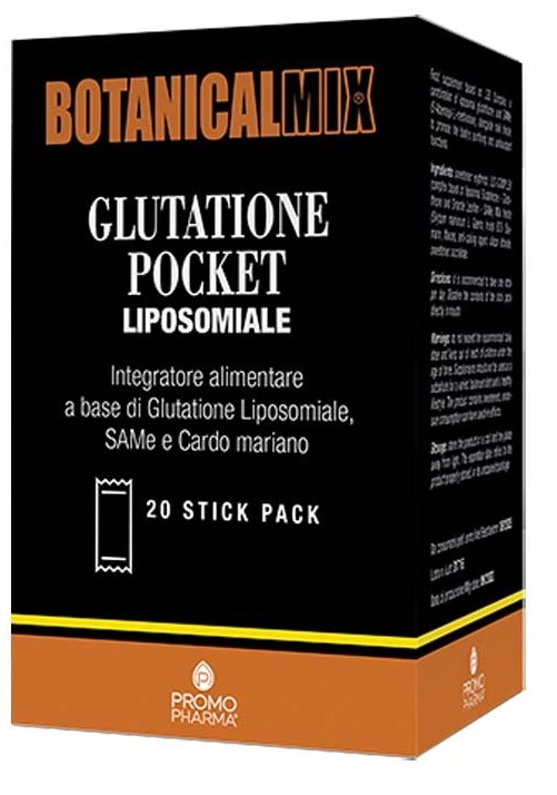 BOTANICALMIX GLUTATIONE POCKET LIPOSOMIALE 20 STICK DA 2 G - lepimpinelle.it