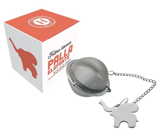 HIMALAYA FILTRO TISANA PALLA ELEFANTE IN ACCIAIO INOX - lepimpinelle.it