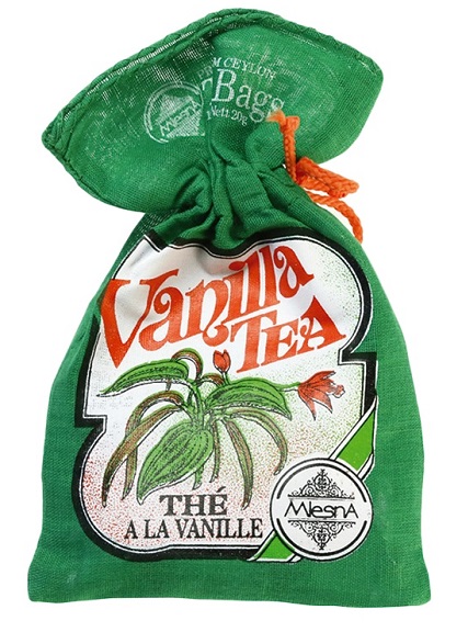 MLESNA VANILLA TEA TE' NERO DI CEYLON DI ALTA MONTAGNA 10 FILTRI 20 G - lepimpinelle.it