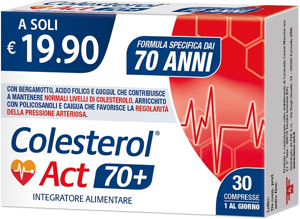 COLESTEROL ACT 70+ 30 COMPRESSE - lepimpinelle.it