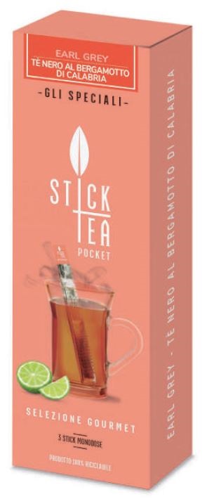 STICK TEA EARL GREY BERGAMOTTO DI CALABRIA POCKET 3 STICK DA 2 G - lepimpinelle.it