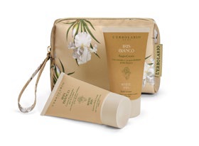 IRIS BIANCO BEAUTY POCHETTE BOCCIOLO 1 CREMA PROFUMATA CORPO 75 ML + 1 BAGNOCREMA 75 ML - lepimpinelle.it